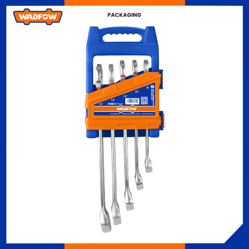8-14mm Combination Spanner Set 5Pcs