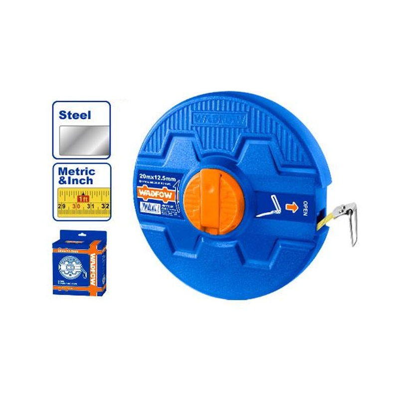 Fast Rewind Steel Measuring Tape 20m/30m