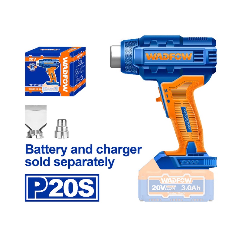 WKH1501 P20S 20V Lithium-Ion Cordless Heat Gun 300/550C (BARE UNIT)