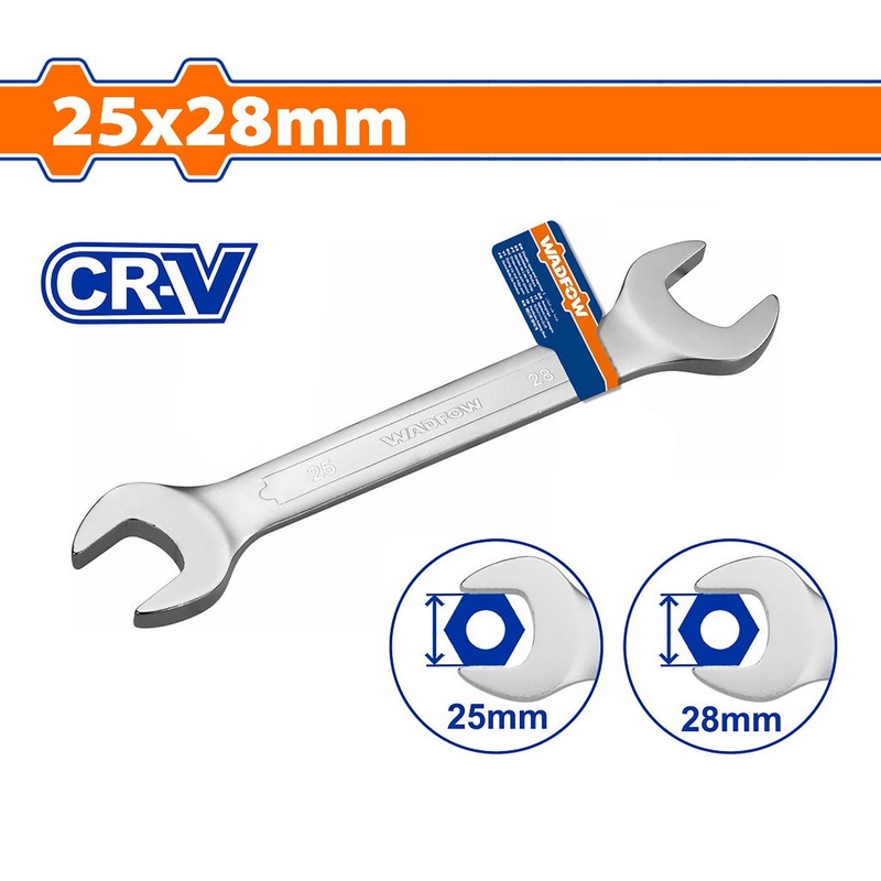 Wadfow 25 x 28mm-30 x 32mm Double Open-End Spanner Wrench Tools