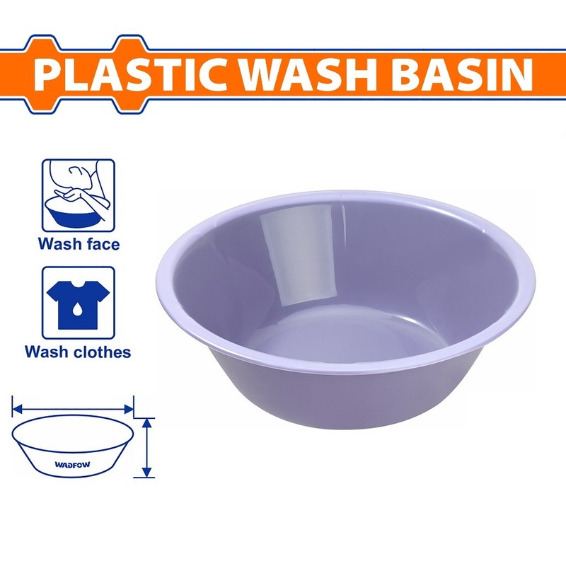 Wadfow Plastic Wash Basin F-330 x 120mm; F-390 x 130mm (-20C~120C)