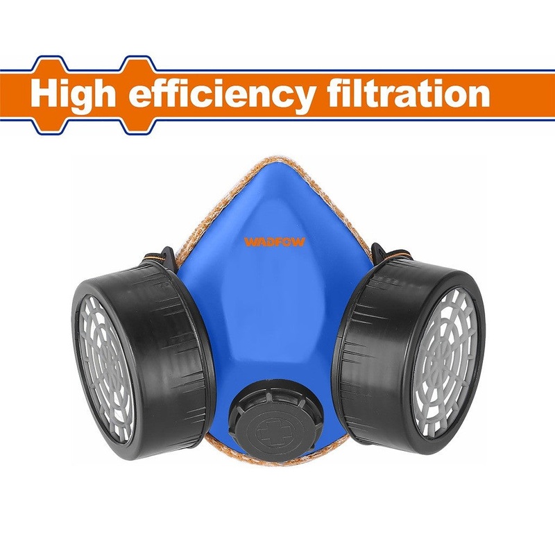 Wadfow WRJ2502 High Efficiency Filtration Mask Paint Respirator (Including Two Cartridges)