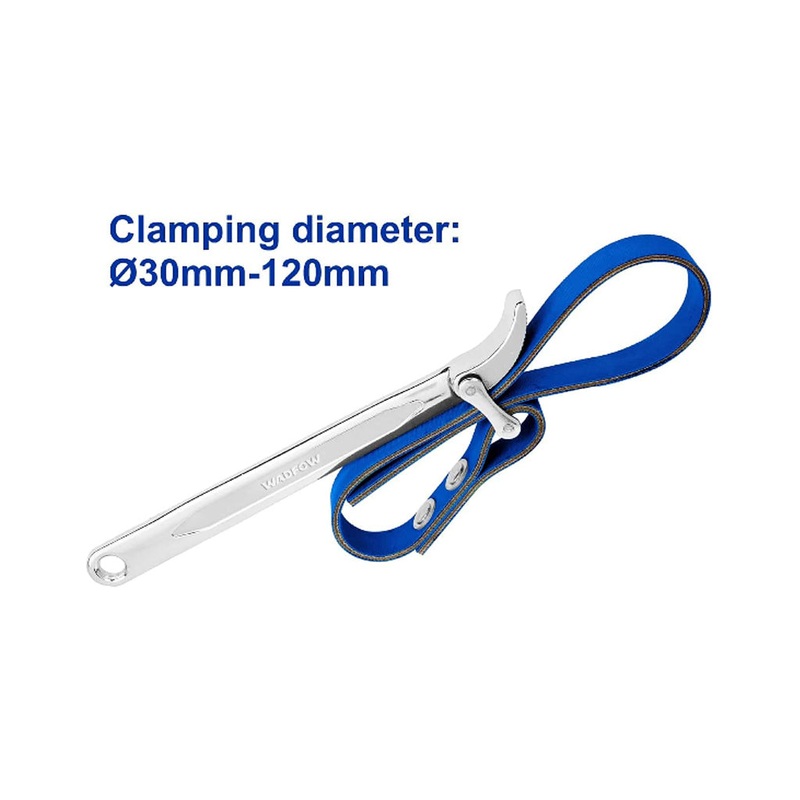 WAW3309 9-Inch(30mm-120mm) Adjustable Belt Strap Wrench For Oil Filter