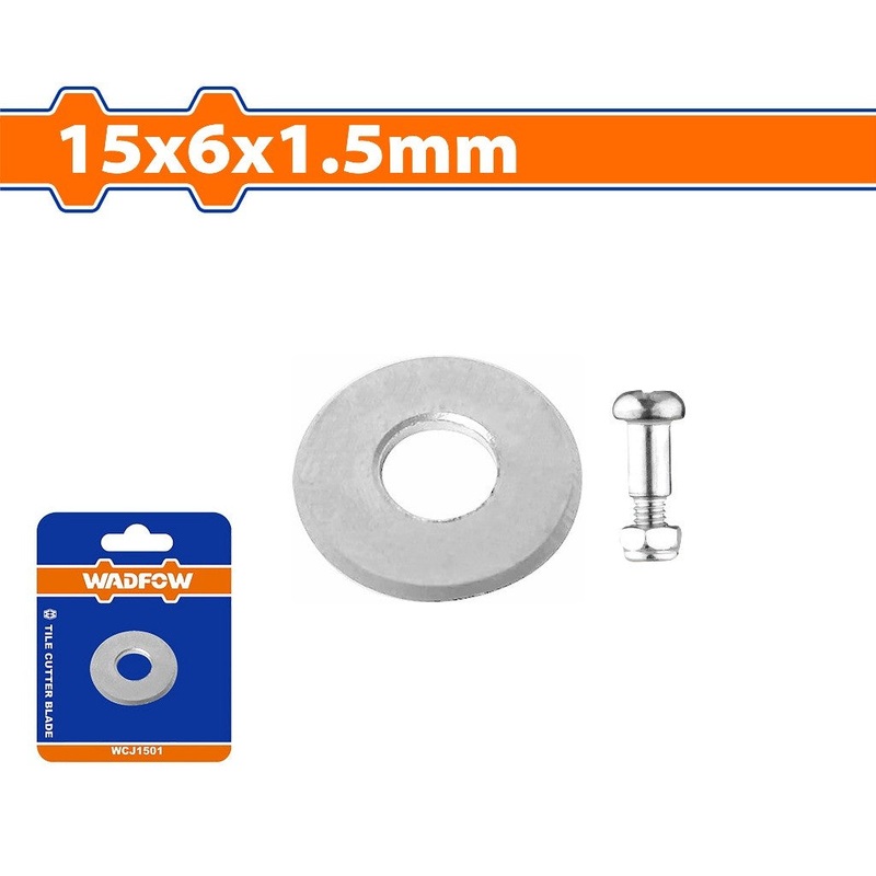 Wadfow WCJ1501 15x6x1.5mm Tile Cutter Tungsten Carbide Blade Only