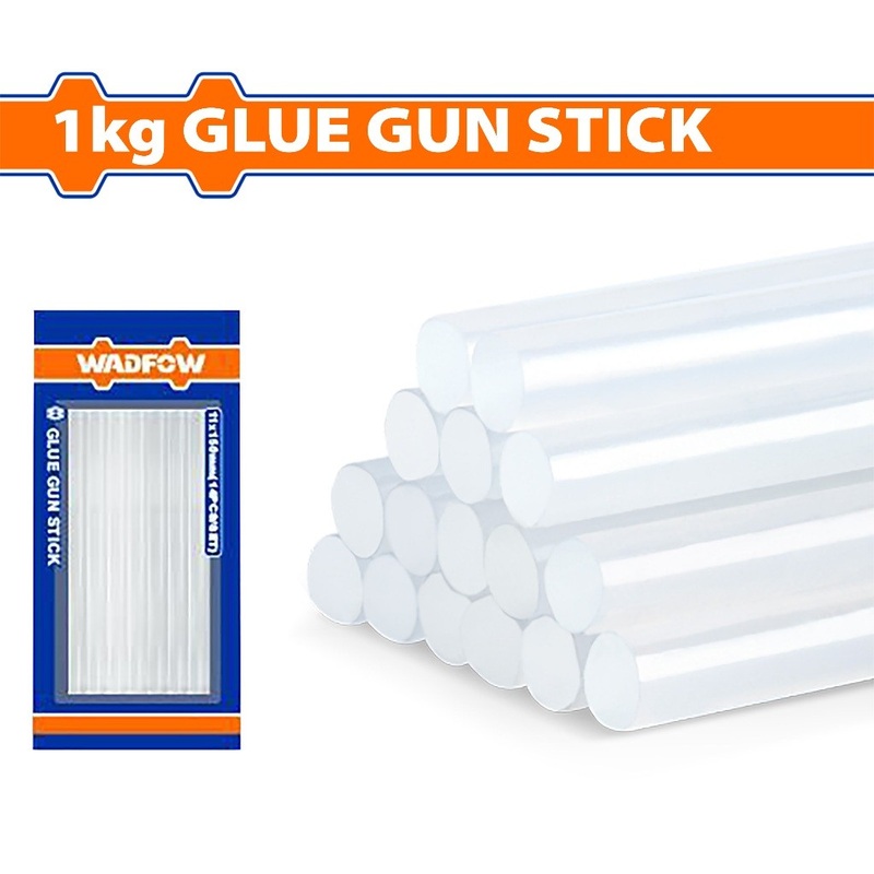 Wadfow WGJ3810 | WGJ5815 7mm-11mm x 100cm-150cm Petroleum Resin Glue Gun Stick with 1kg Stick