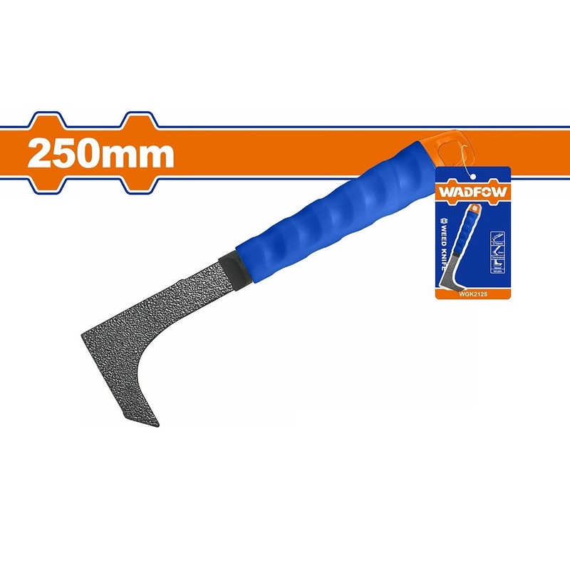 Wadfow WGK2125 250mm x 68mm Weed knife for Gardening Tools with (PP) Handle & Powder Coating Blade