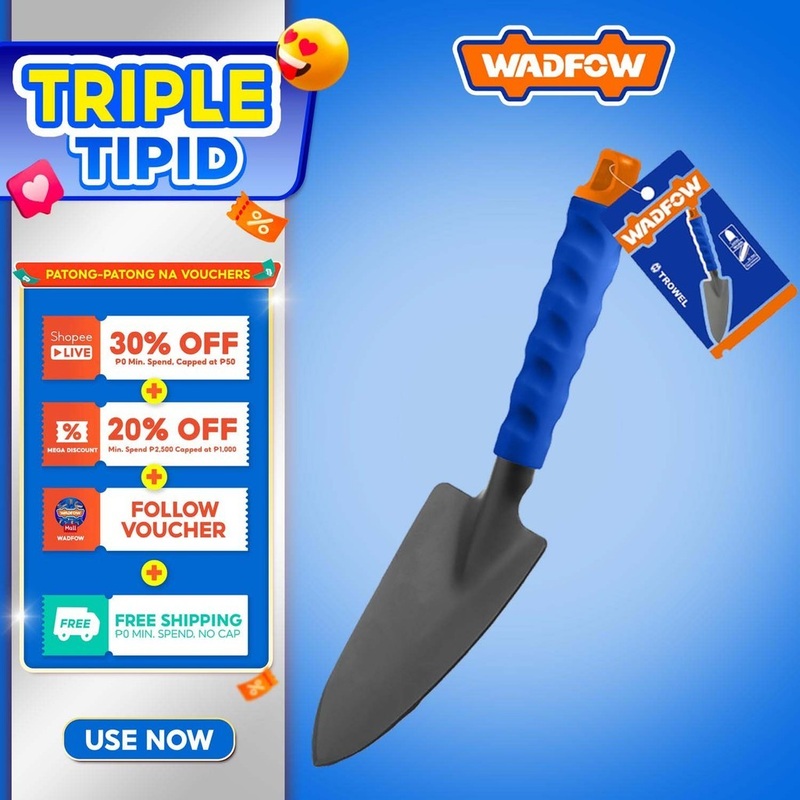 Wadfow WTW2132 320mm x 67mm Garden Trowel with (PP) Handle & Powder Coating Blade
