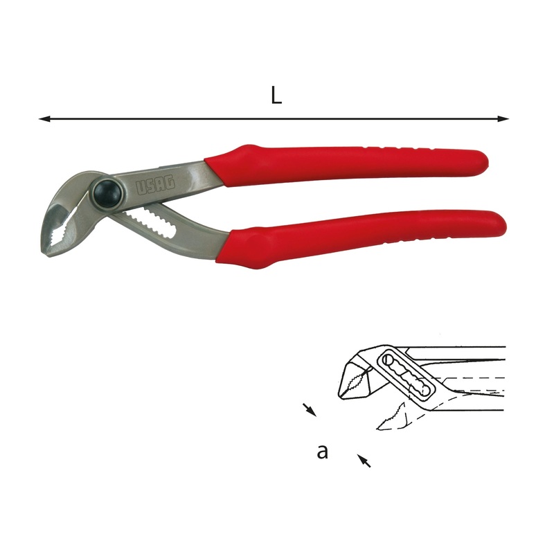 180 B - Semi-automatic adjustable pliers - Usag