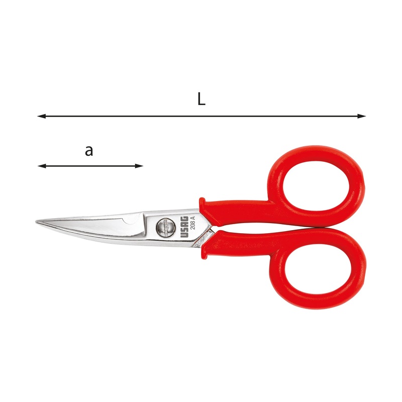 208 A - Electrician's Scissors - Usag - U02080101