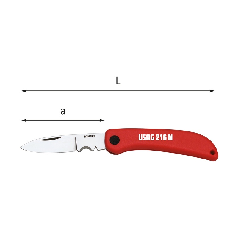 216 N - Electrician's knife - Usag - U02160001
