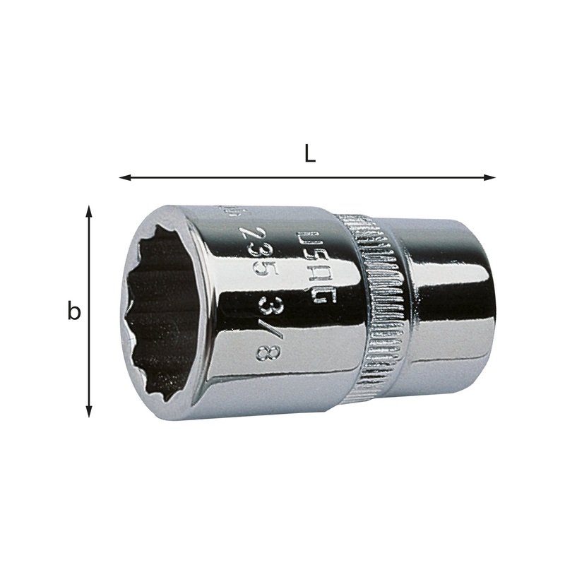 235 3/8 - Sockets with polygonal mouth - Usag