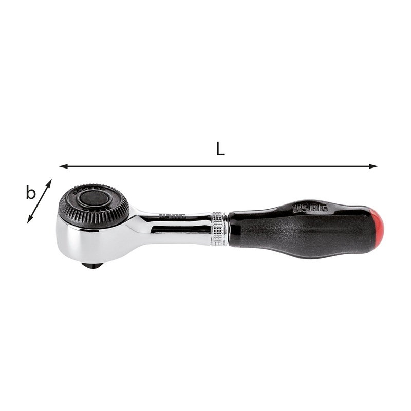 237 1/4 AK - Ratchet with rotating handle - Usag - U02370003