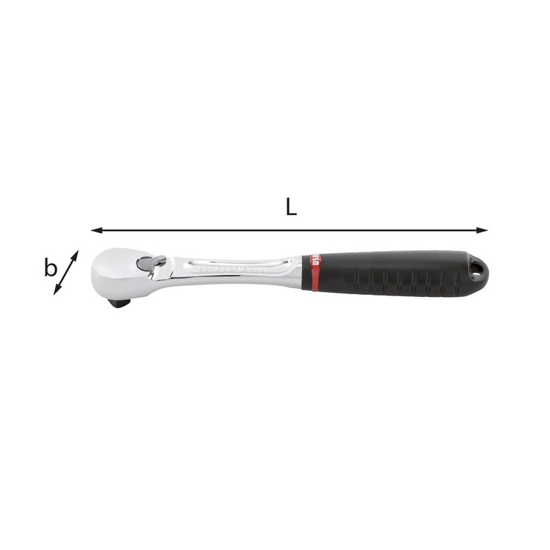 237 B 3/8 - Reversible ratchet with sealed mechanism - Usag - U02370114
