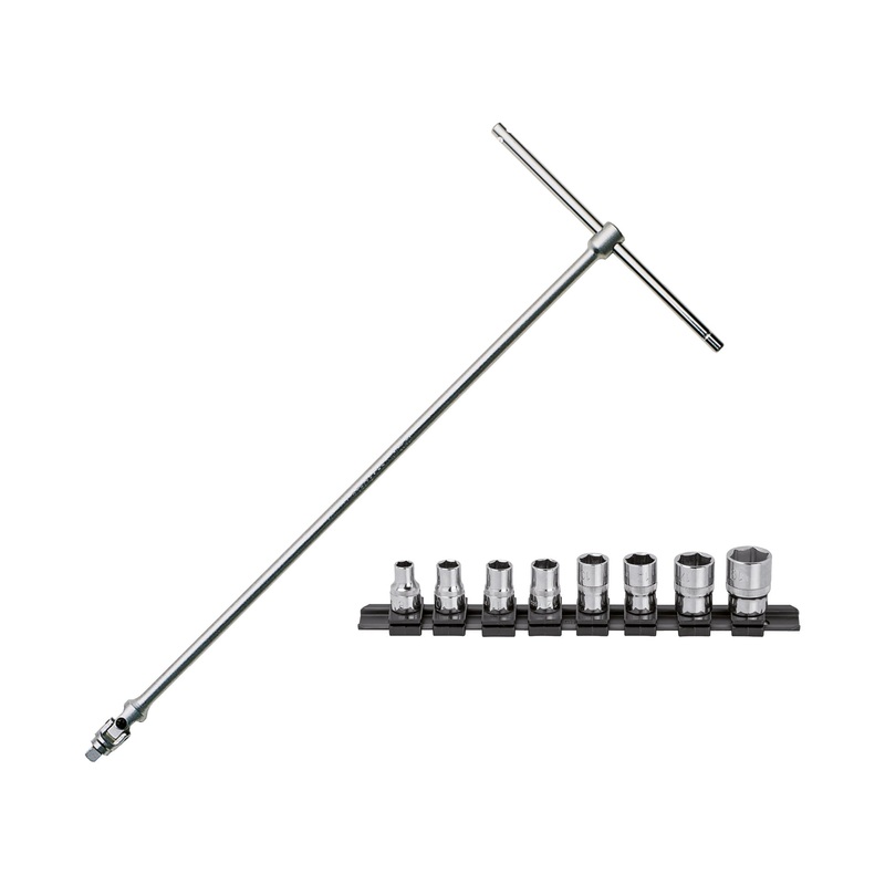273 1/2 Q/SE9 - Swivel wrench with 8 hexagonal sockets - Usag - U02730205
