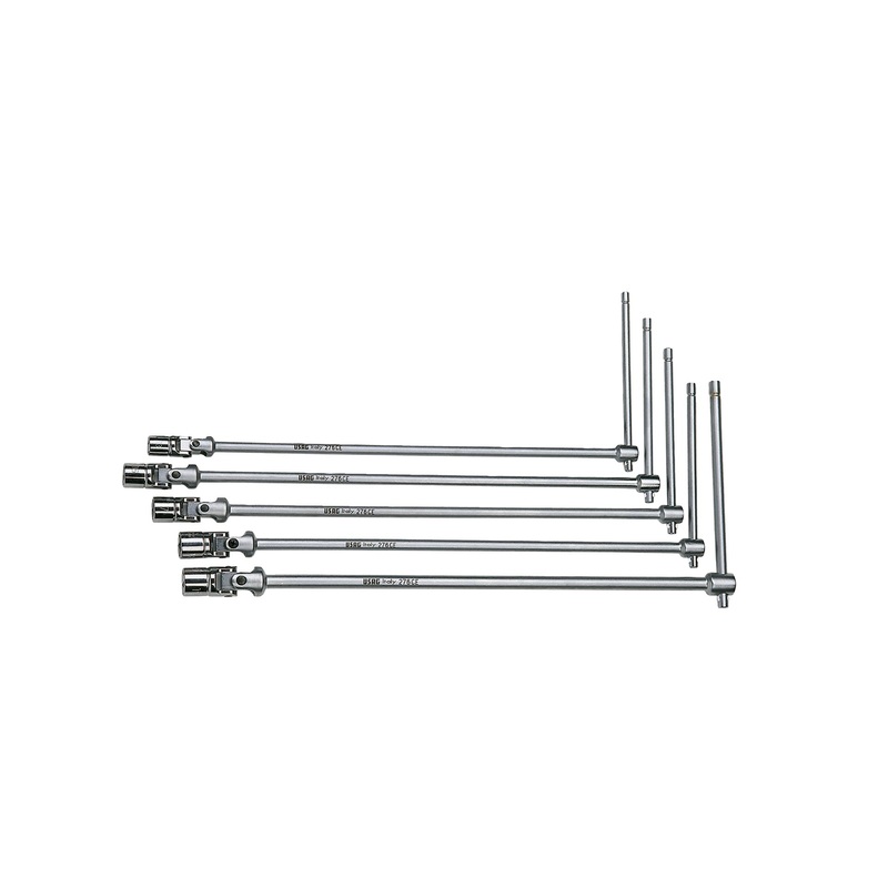 276 CE/SE5 - Set of 5 swivel wrenches with hexagonal socket - Usag - U02760483