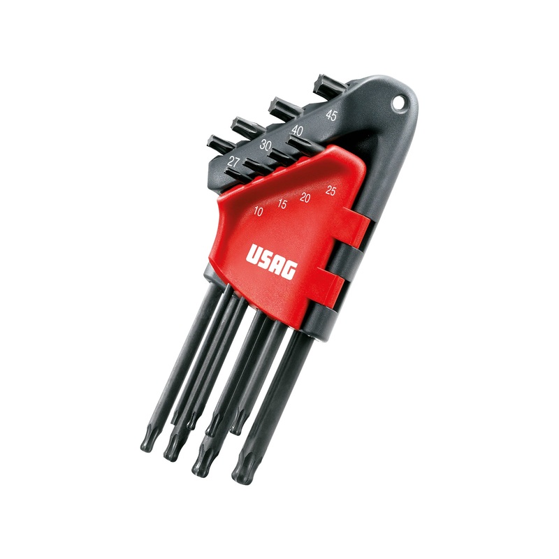 280 LTSTX/S8 - Set of 8 long male torx spherical head wrenches - Usag - U02800078