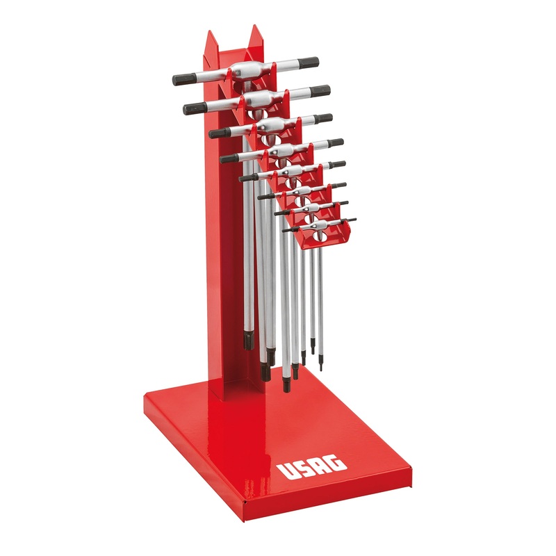 280 T/S8 - Set of 8 t wrenches with hexagonal male - Usag - U02800213