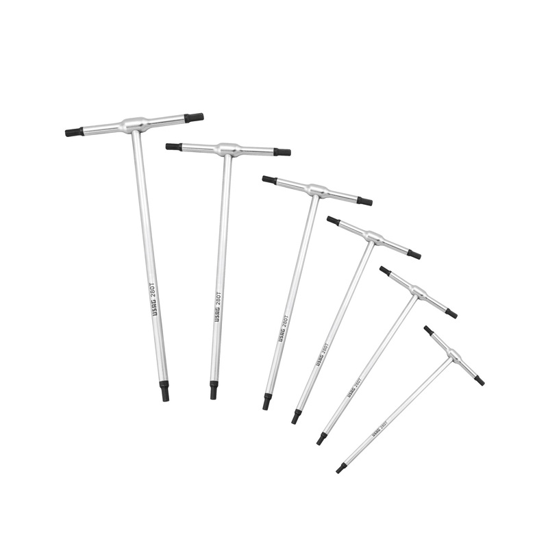 280 T/SE6 - Set of 6 AT wrenches with hexagonal male - Usag - U02800188