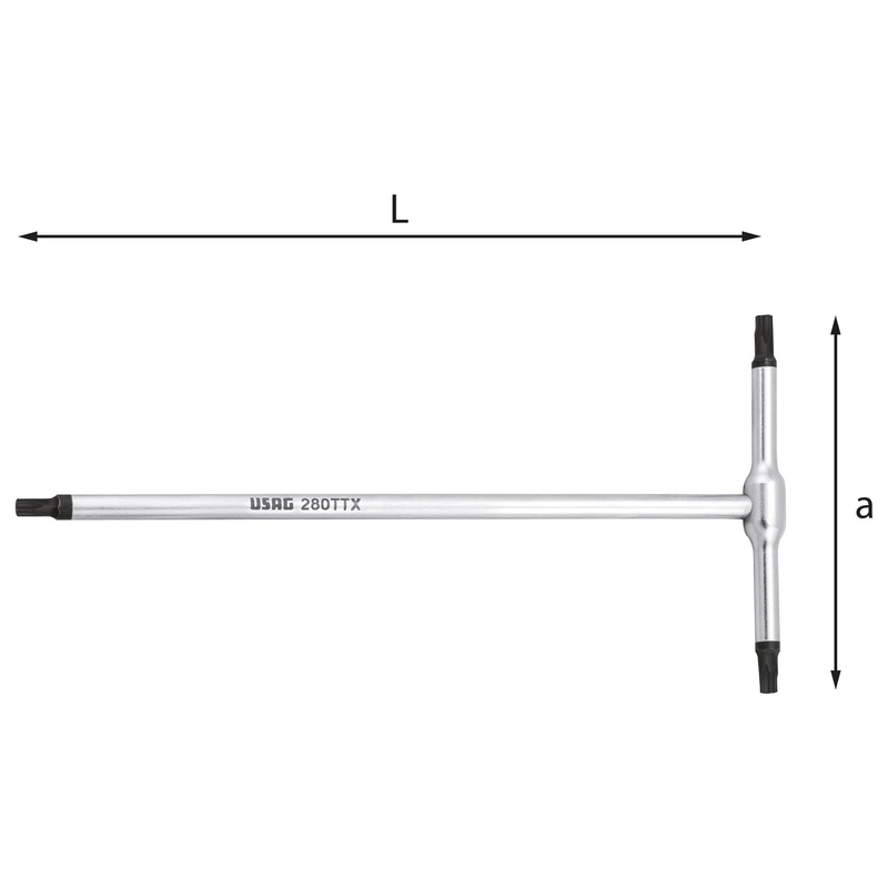 280 TTX - AT wrenches for torx screws - Usag