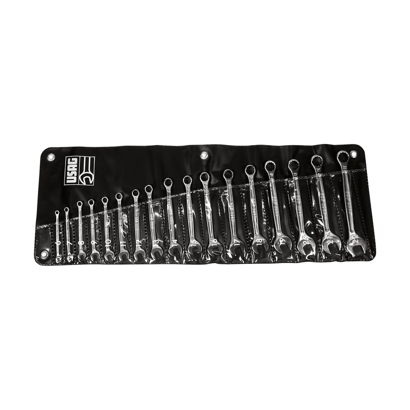 285 B17 - Set of 17 combination wrenches - Usag - U02850866