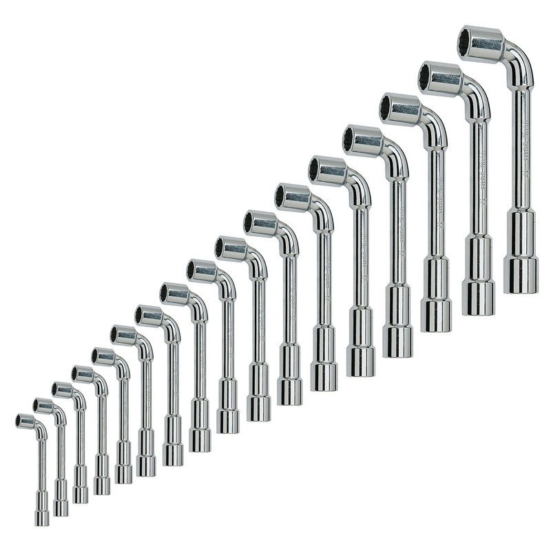 291 N/SE17 - Set of 17 heavy double socket wrenches - Usag - U02910281