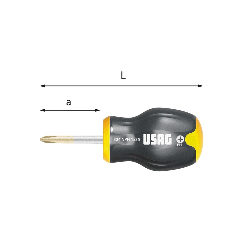 324 NPH - Screwdrivers for Phillips screws - Usag - U03240468 - U03240469