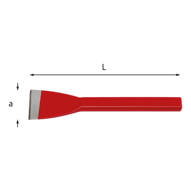 353 - Extra-wide cutting chisel - Usag - U03530001