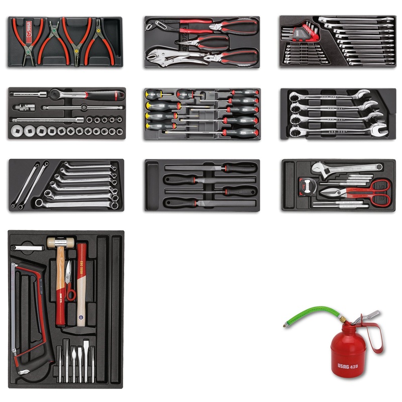 495 I2 - Industry assortment (103 pcs) TOP - 4 drawers - Usag - U04950022