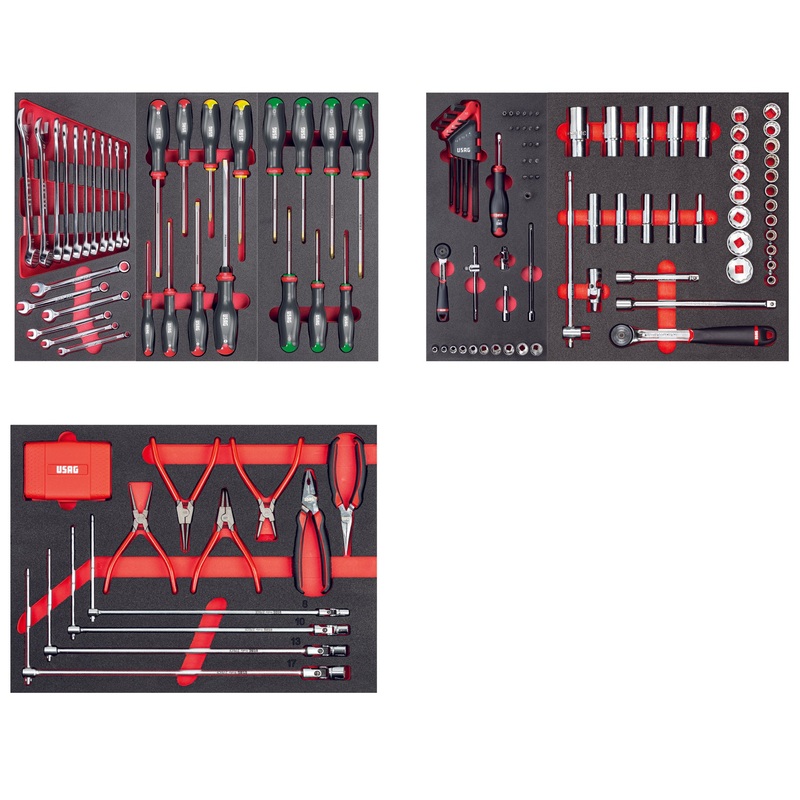 495 MAA - Car repair assortment - 3 drawers (155 pcs) - Usag - U04950627