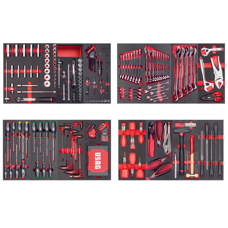495 MC - Maintenance assortment (300 pcs) - 4 drawers - Usag - U04950632