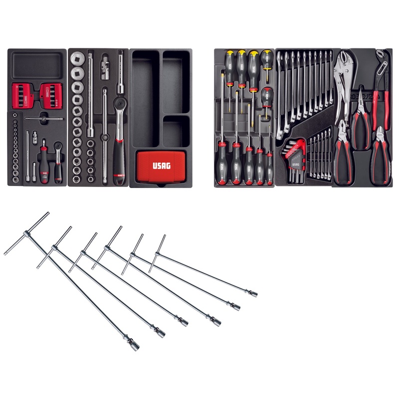 495 PA - Car repair assortment (142 pcs) - 2 drawers - Usag - U04950629