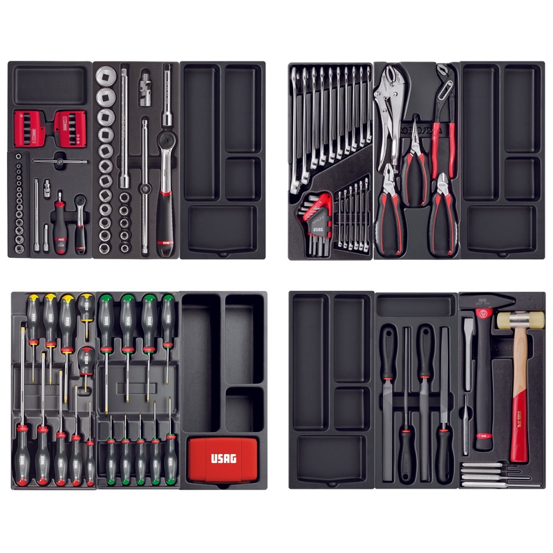 495 PM - Maintenance assortment (157 pcs) - 4 drawers - Usag - U04950630