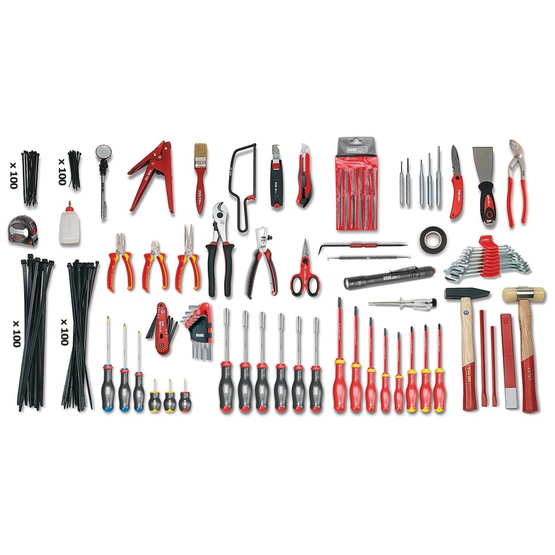 496 H2 - Electrical Assortment (85 pcs) - Usag - U04960071