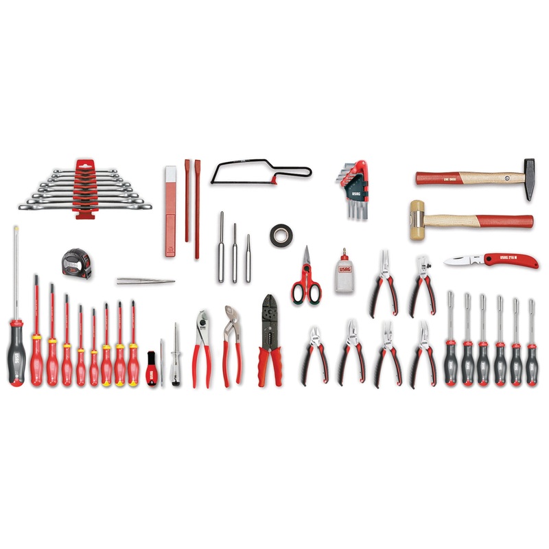 496 I - Electrical engineering assortment (56 pcs) - Usag - U04960080