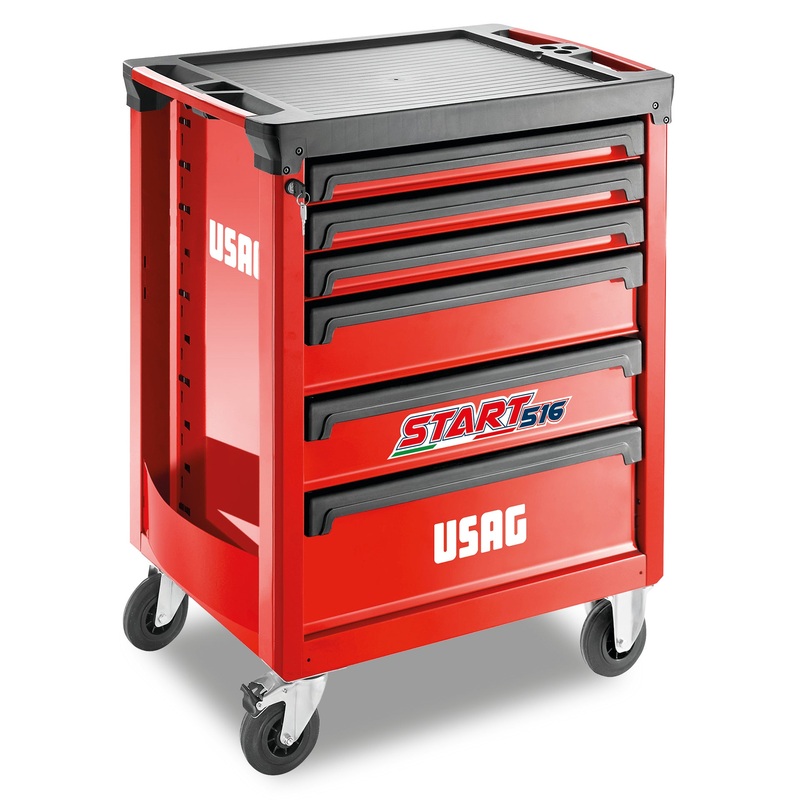 516 ST6V - Start trolley - 6 drawers (EMPTY) - Usag - U05160106