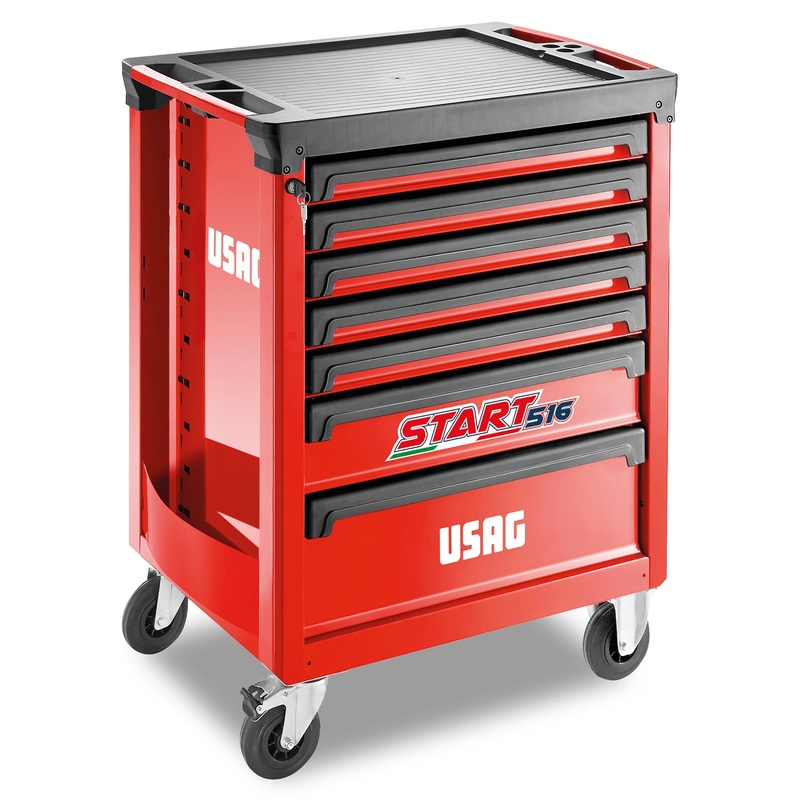 516 ST7V - Start trolley - 7 drawers (EMPTY) - Usag - U05160107