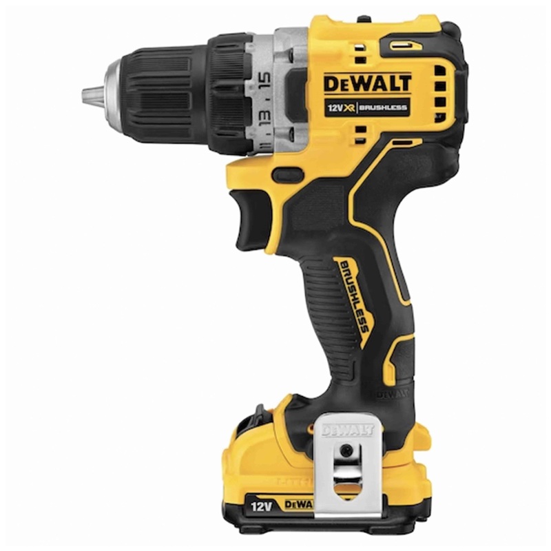 12V 2 x 2.0Ah BRUSHLESS Drill Driver - Compact in TSTACK CASE and ACCESSORIES - DeWALT - DCD701D2-QW