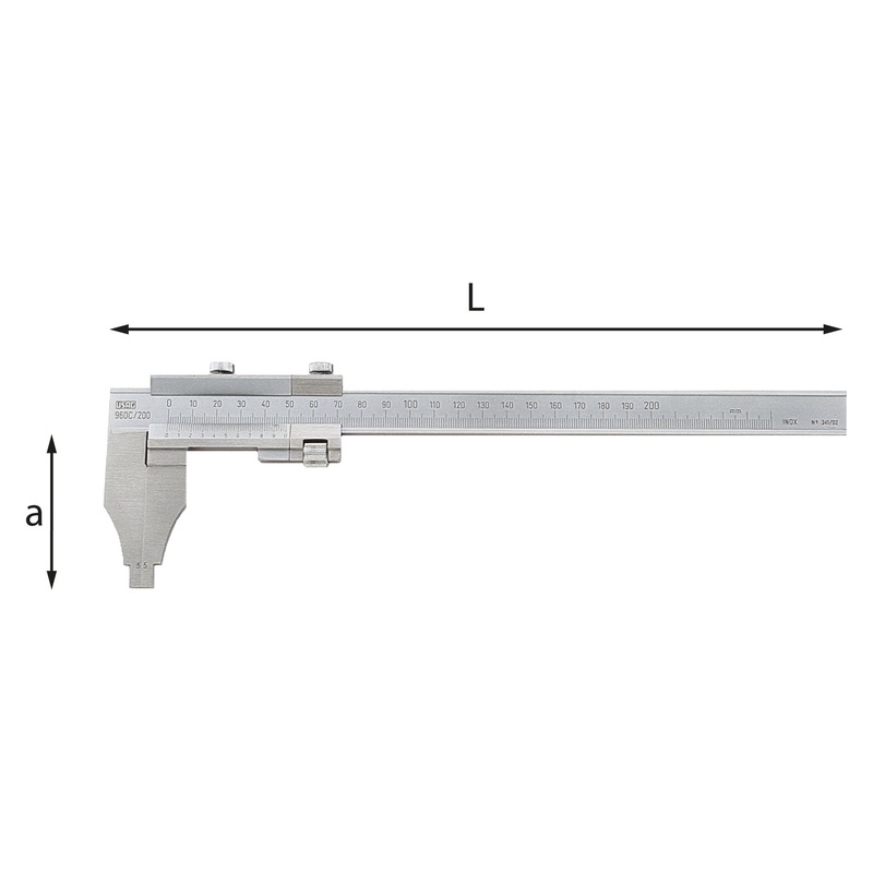 960 C - Fiftieths vernier calipers - Usag