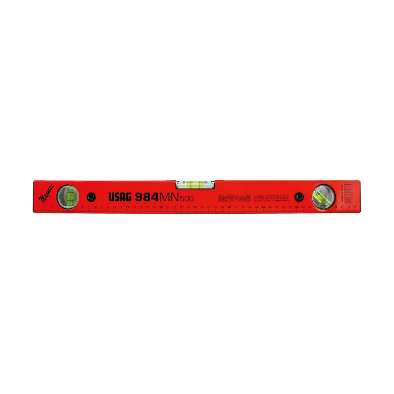984 MN - Aluminum levels with magnetic base - Usag