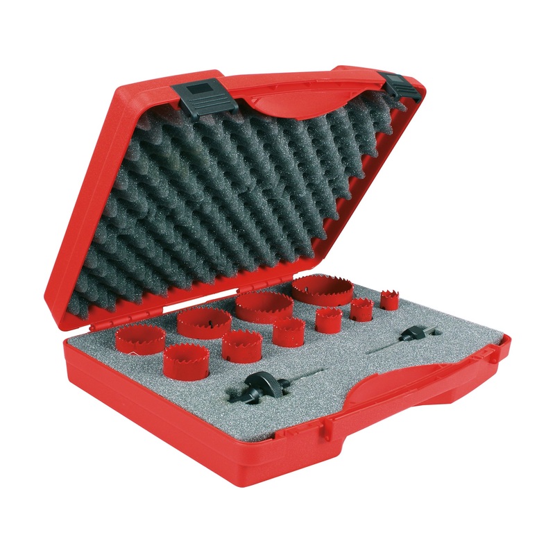 988 G/S12 - Assortment of 10 bimetal hole saws - Usag - U09880100