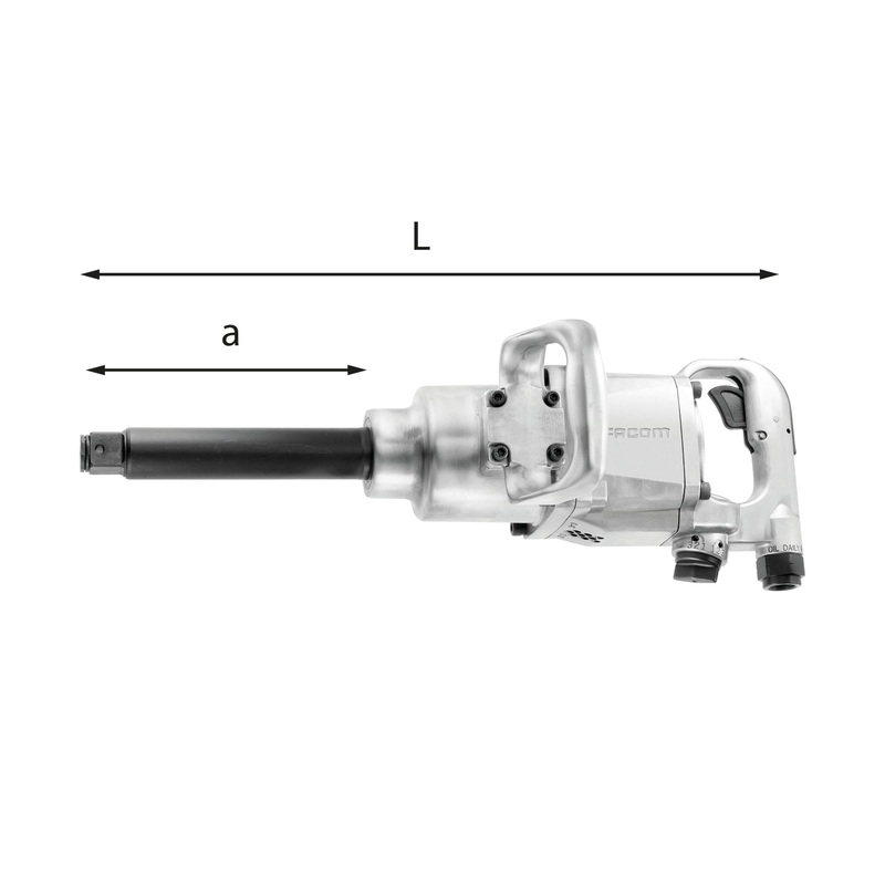 Pneumatic impact wrench - 910 EL11 - Aluminum impact wrench - Usag - U09100023