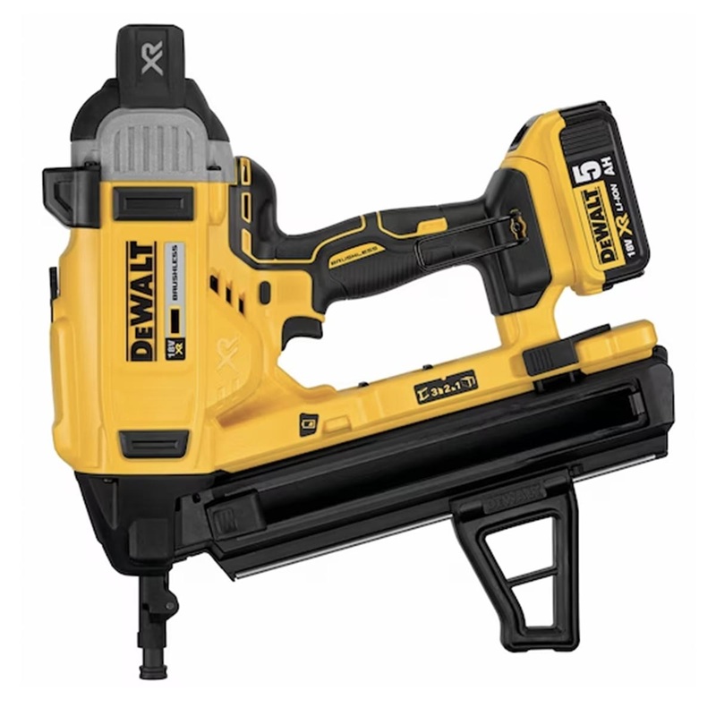 18V Concrete Nailer BRUSHLESS Motor Single and Sequential Firing Mode in TSTACK CASE and ACCESSORIES - DeWALT - DCN890P2-QW