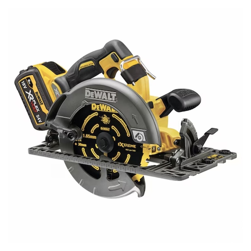 Circular saw diameter 190 mm depth 61 mm 54V XR FLEXVOLT 2x6ah high power in TSTACK CASE and ACCESSORIES - DeWALT - DCS579T2-QW