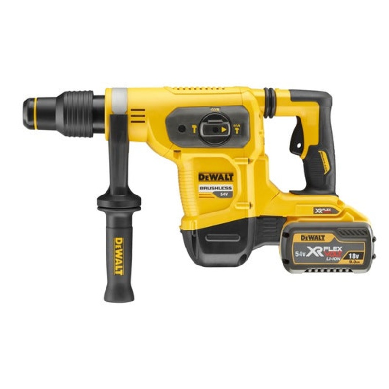 Demo-perforator hammer BRUSHLESS motor 54V XR FLEXVOLT SDS-Max high power 40mm in CASE and ACCESSORIES - DeWALT - DCH481X2-QW