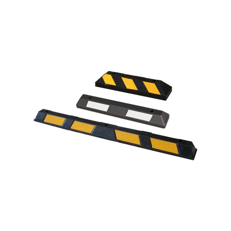 DH-PB Rubber kerbs - Wheel stops for cars from 55 cm to 182 cm - PARKING BARRIERS - LIMIT SWITCH BLOCK