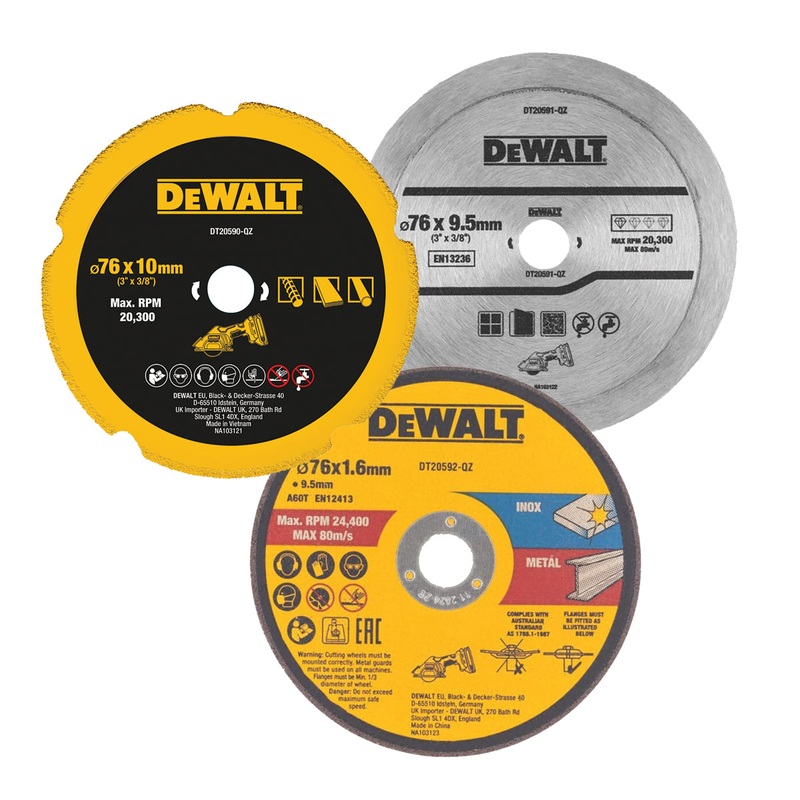 Discs for MINI-CUTTER SAW 76mm DCS438 - DeWALT