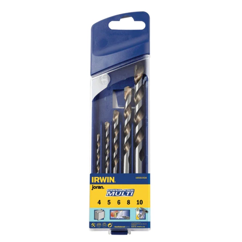 Set of 5 pieces - CORDLESS Multi bits  4/5/6/8/10mm - IRWIN - 10501938