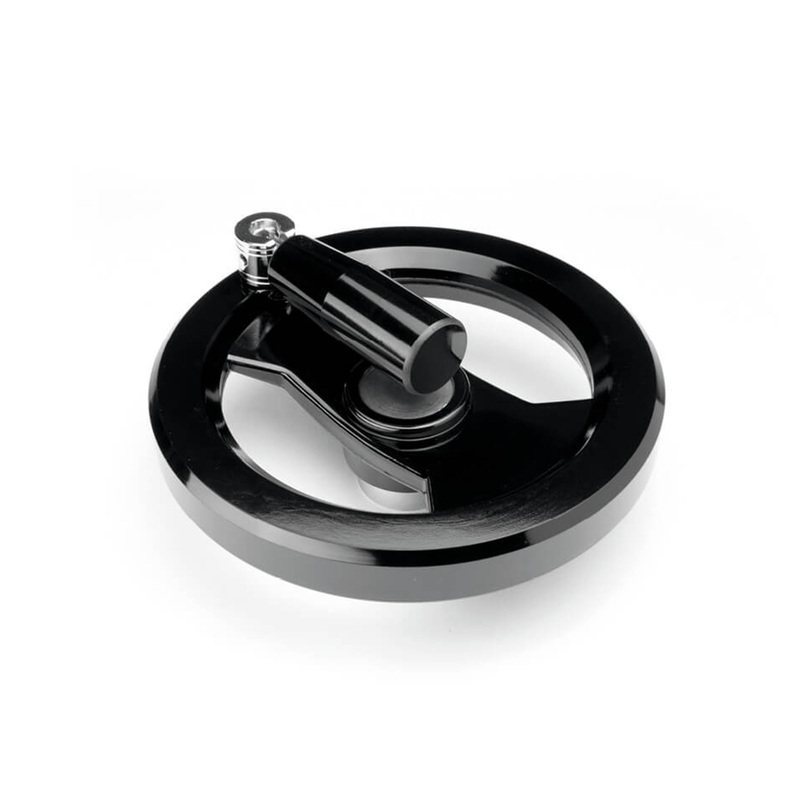 VR2AF/MR Two-spoke handwheel with folding knob for SPECIAL WORKS - Gamm