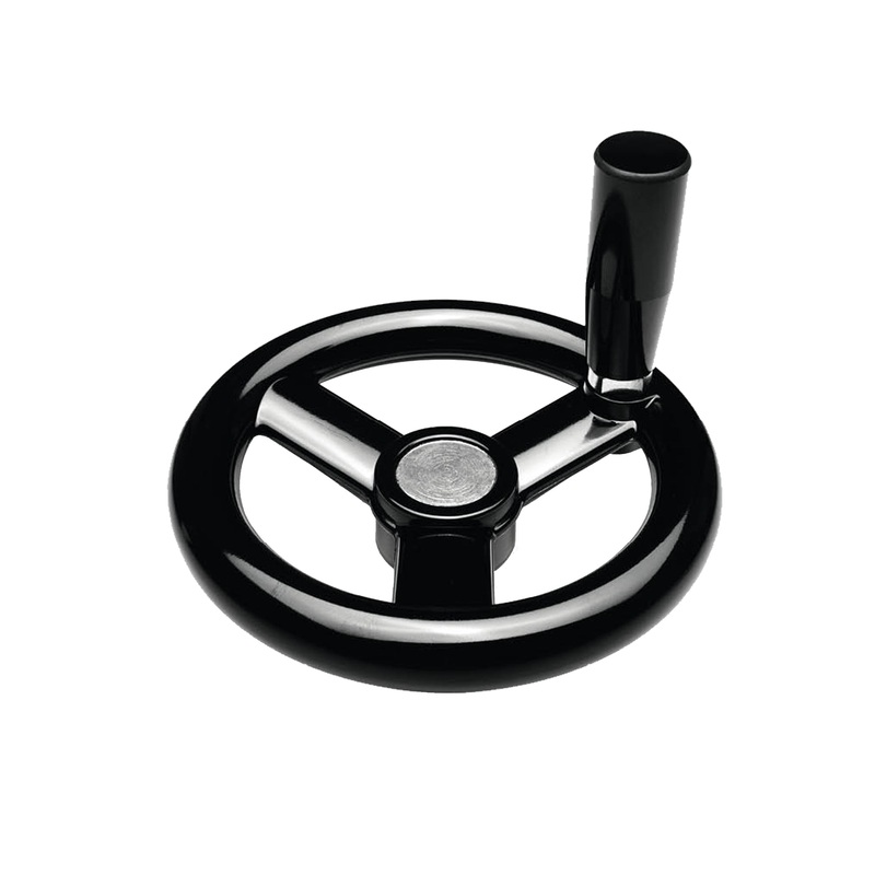 VRAF/M Three-spoke handwheel with knob for SPECIAL WORKS - Range