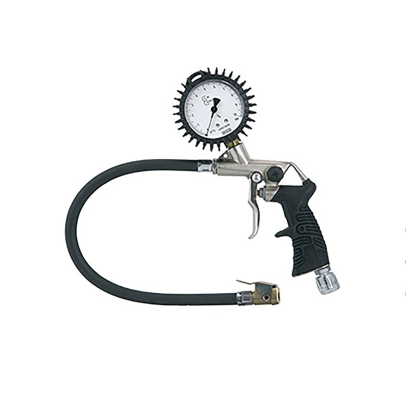 25/D-RB OM - MISE N455 APPROVED inflation guns with rubber ANTI-SLIP and 60 PRESSURE GAUGE - Ani - Compressed air - AH1708001A